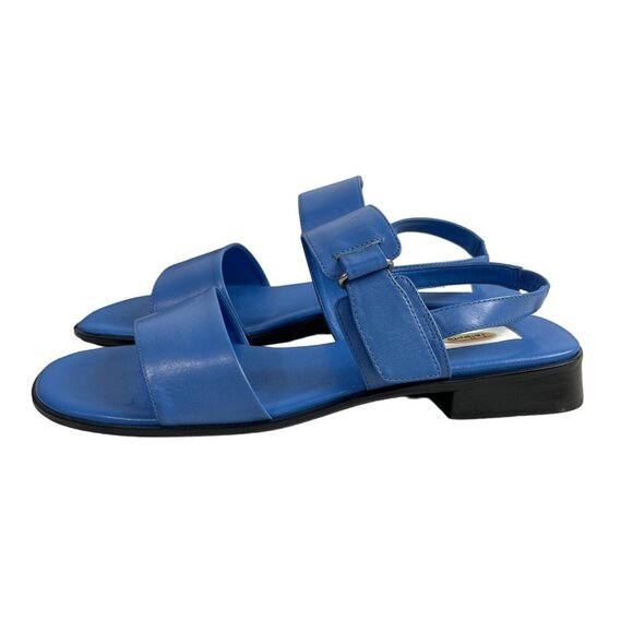 Vtg Talbots Women's Beach Blue Gazelle Sandals Sz 10M - NWB - Picture 4 of 10